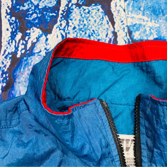 Vintage Lavon Sport Sportswear Windbreaker Jacket Geometric medium Nylon - Picture 6 of 6